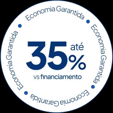 Até 35% de economia